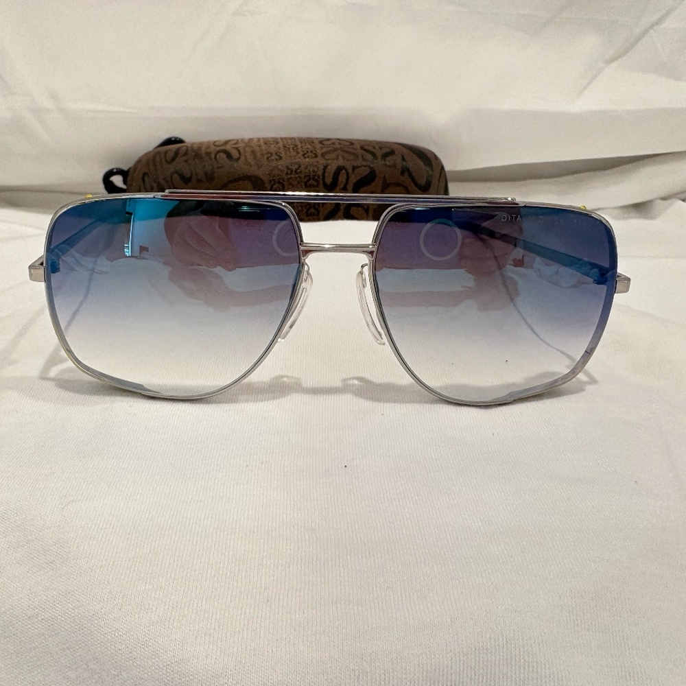 DITA MIDNIGHT SPECIAL DRX-2010-A TITANIUM PALLADIUM BLUE FLASH LENS; 100% AUTH.